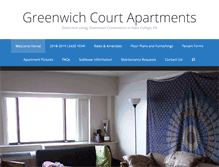 Tablet Screenshot of gc-apartments.com